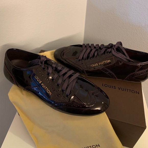 purple louis vuitton shoes